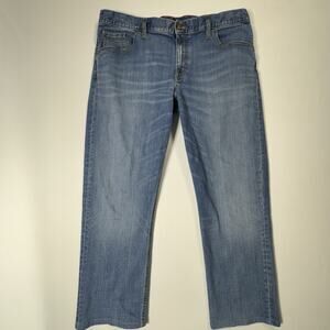 Alberto Modern Fit Vintage Denim Jeans Men’s W38 Hemmed to 28” Light Wash